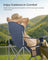 Folding Outdoor Chair - Steel - Portable
