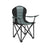 Folding Camping Chair - Fabric - Black and Green - Max Load Capacity 250 kg with Cup Holder