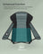 Folding Camping Chair - Fabric - Black and Green - Max Load Capacity 250 kg with Cup Holder