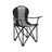 Foldable Camping Chair - Fabric - Black and Grey - Max. Load Capacity 250 kg with Cup Holder
