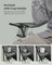 Foldable Camping Chair - Fabric - Black and Grey - Max. Load Capacity 250 kg with Cup Holder