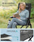 Reclining Camping Chair - 30L - Foam - Padded Seat