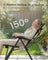 Reclining Camping Chair - 30L - Foam - Padded Seat