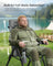 Reclining Camping Chair - 27.6D x 23.6W x 43.3H - Foam - Padded Seat