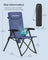 Reclining Camping Chair - 70L - Foam - Padded Seat