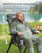 Reclining Camping Chair - 27.6" x 23.4" x 43.3" - Steel - Padded Seat