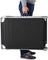 Foldable Sun Lounger Chair - Fabric - Black - Includes Sunshade