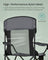Camping Chairs Set of 2 - Fabric - Slate Grey - High Backrest