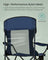 Camping Chairs Set of 2 - Fabric - Harbor Blue - High Backrest