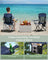 Camping Chairs Set of 2 - Fabric - Harbor Blue - High Backrest