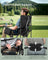 Folding Camping Chair - Foam - Ink Black - High Backrest with Cup Holder