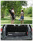 Folding Camping Chair - Fabric - Black - 250 kg Load Capacity with Cup Holder