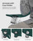 Set of 2 Foldable Camping Chairs - Sturdy Metal Frame - Black - Comfortable with Bottle Holder