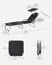 Folding Sun Lounger - Fabric - Taupe