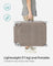 Foldable Sun Lounger - Fabric - Taupe