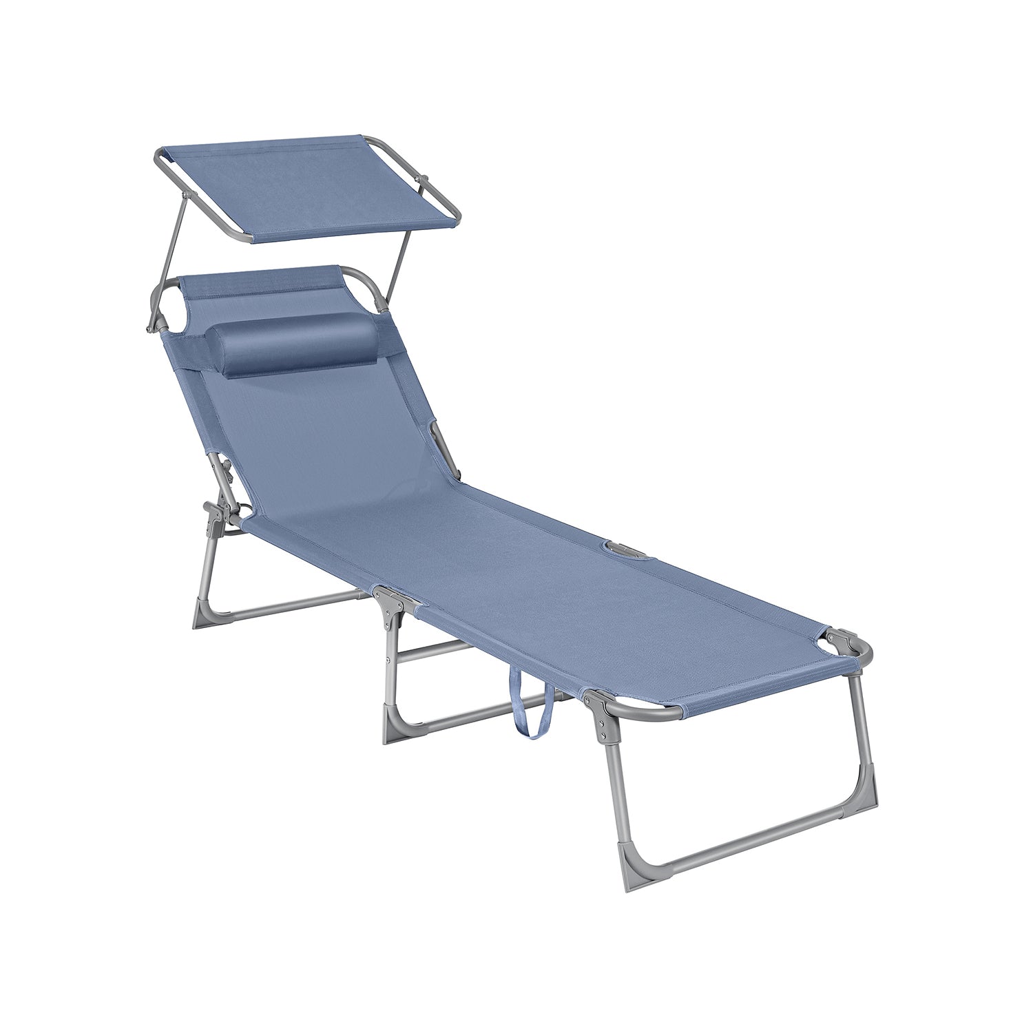 Sun Lounger - Metal - Taupe