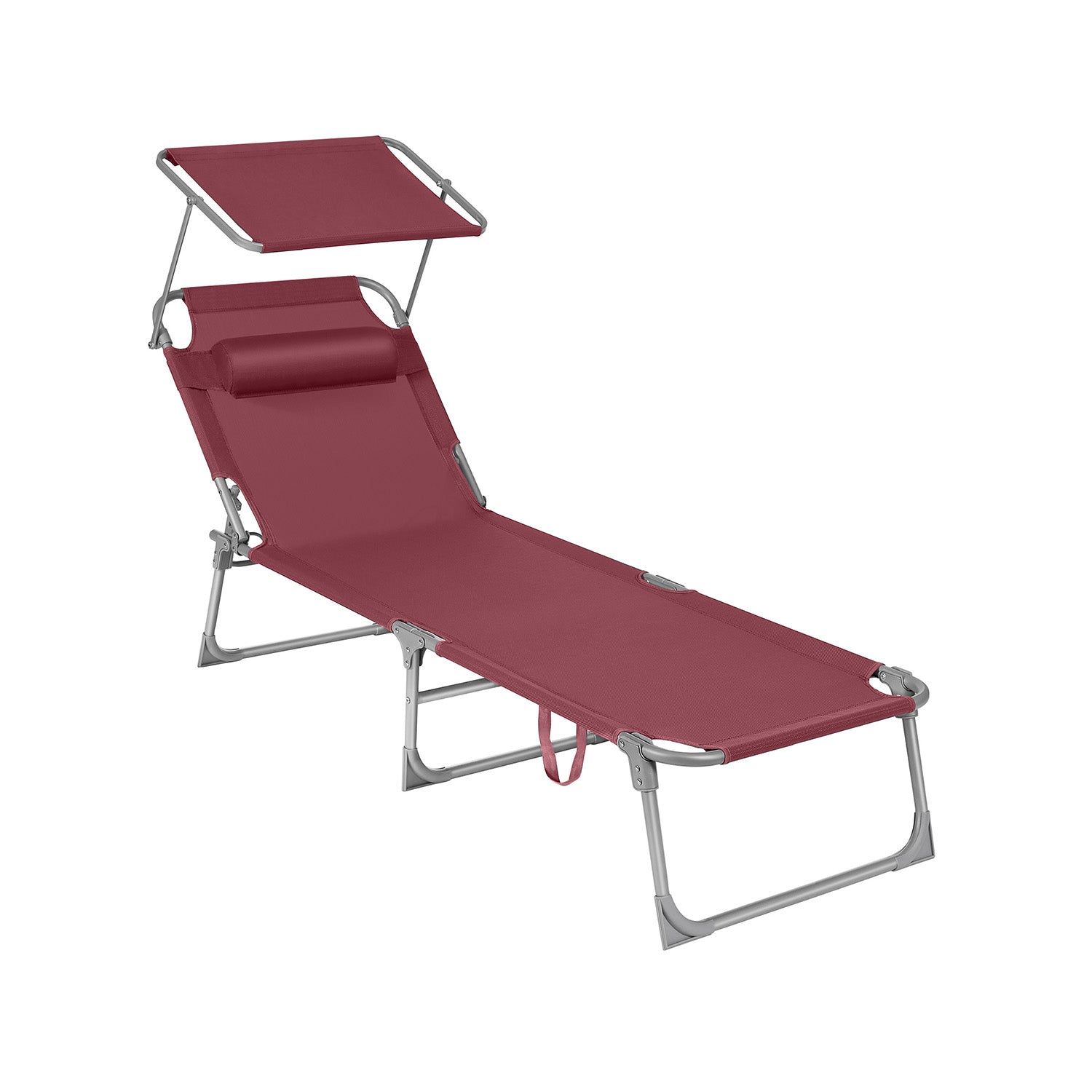 Sun Lounger - Metal - Taupe