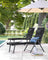 Folding Sun Lounger - Aluminium - Adjustable