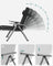 Sun Lounger - Aluminium - Black - Removable Headrest