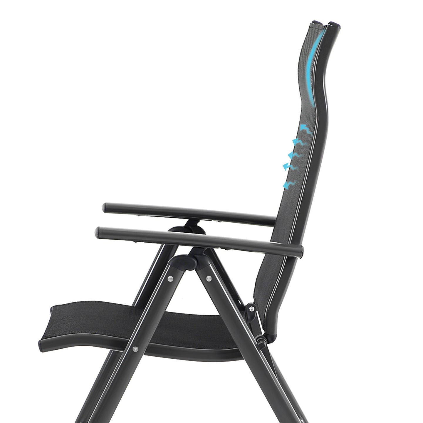 Folding Garden Chairs - Aluminium - Multi-Color