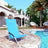 Foldable Beach Chair - 600D Oxford Fabric - Green - Robust Design