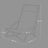 Portable Beach Chair - Fabric - Blue