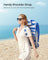 Beach Chair - Aluminium - Blue and White Stripes - Portable