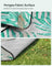 Picnic Blanket - Fern Pattern and Grey - Waterproof