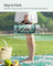 Picnic Blanket - Fern Pattern and Grey - Waterproof