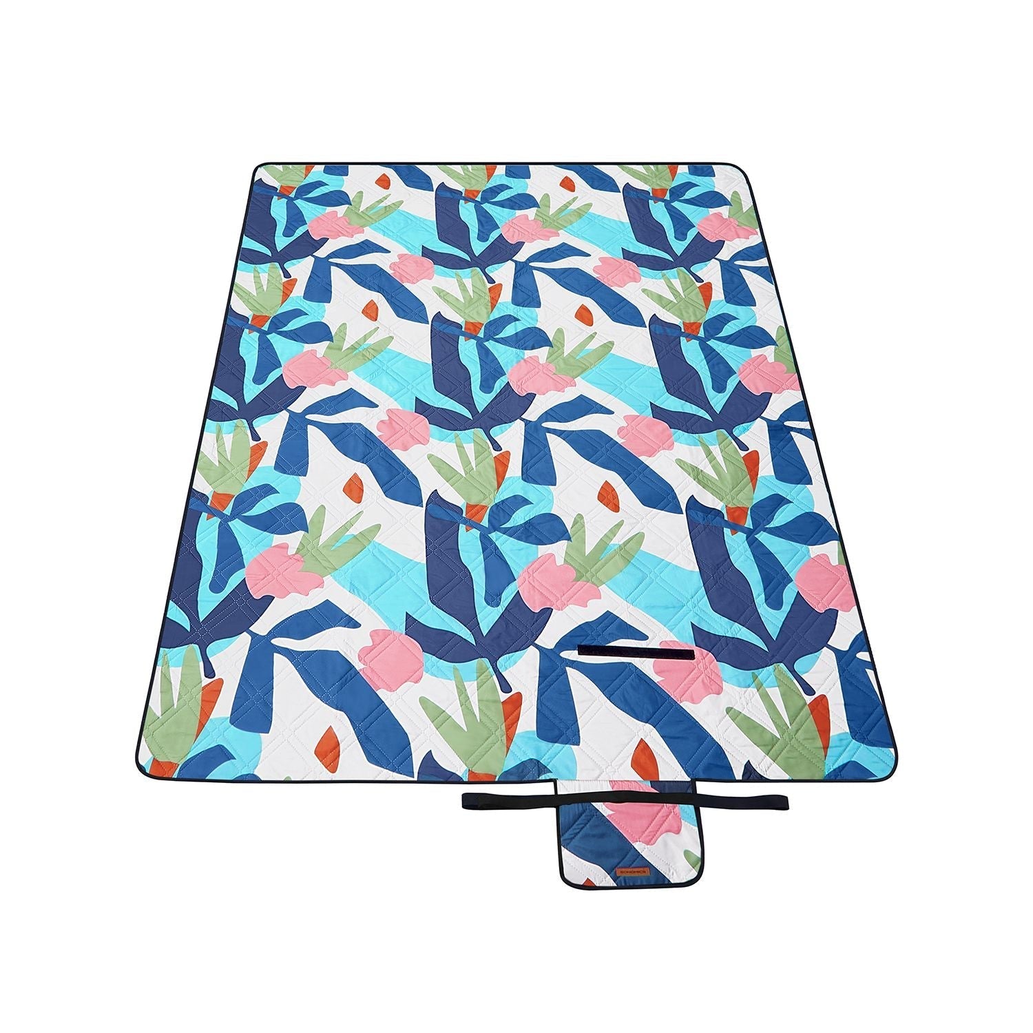 Picnic Blanket - Waterproof Fabric - Colourful Fern