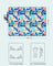 Picnic Blanket - Waterproof Fabric - Colourful Fern