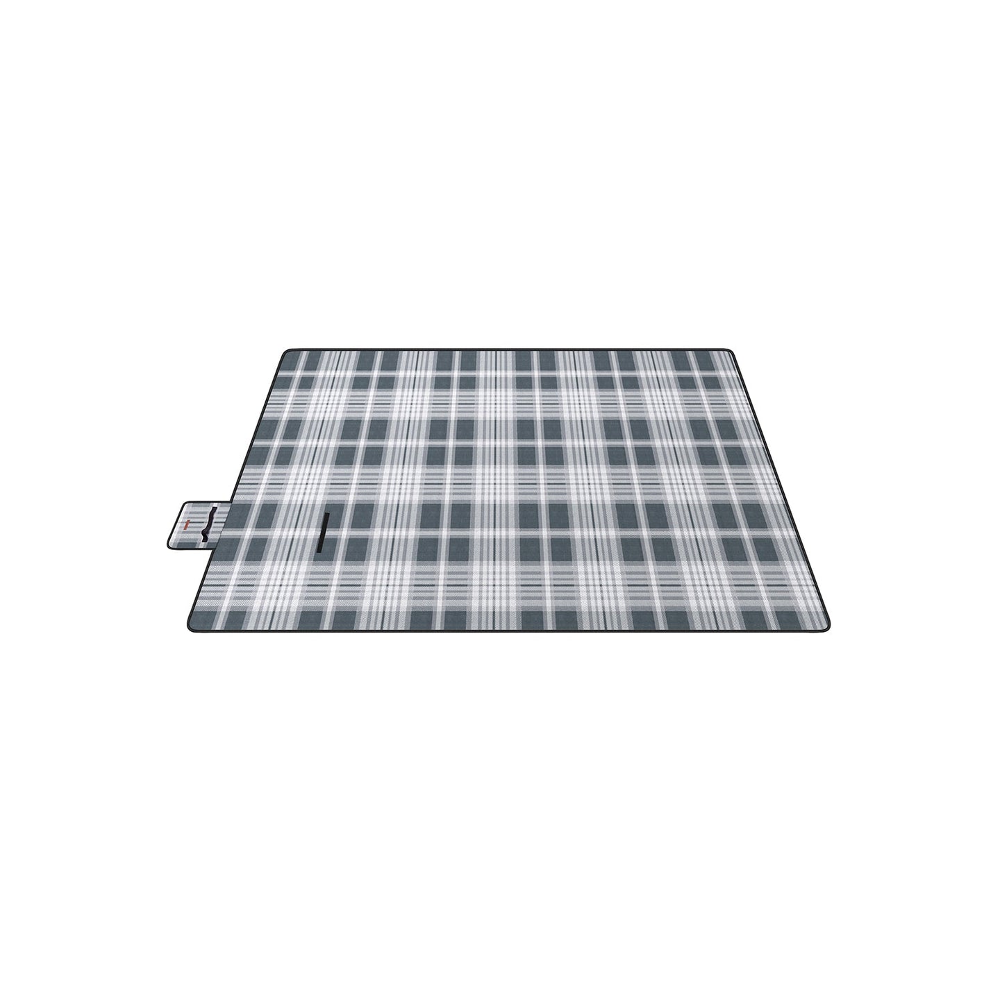 Picnic Blanket - Fabric - Grey and White - Extra Large 300 x 200 cm