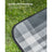 Picnic Blanket - Fabric - Grey and White - Extra Large 300 x 200 cm