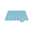 Picnic Blanket - Waterproof Fabric - Green and Blue - Portable and Foldable with 4 Blow-Away Prevention Pegs