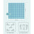 Picnic Blanket - Waterproof Fabric - Green and Blue - Portable and Foldable with 4 Blow-Away Prevention Pegs