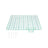 Picnic Blanket - Waterproof Fabric - Green and White - Large 200 x 200 cm with Blow-Away Prevention Pegs