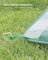 Picnic Blanket - Waterproof Fabric - Green and White - Large 200 x 200 cm with Blow-Away Prevention Pegs