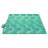 Large Waterproof Picnic Blanket - Fabric - Fern Pattern and Green - Machine Washable and Foldable