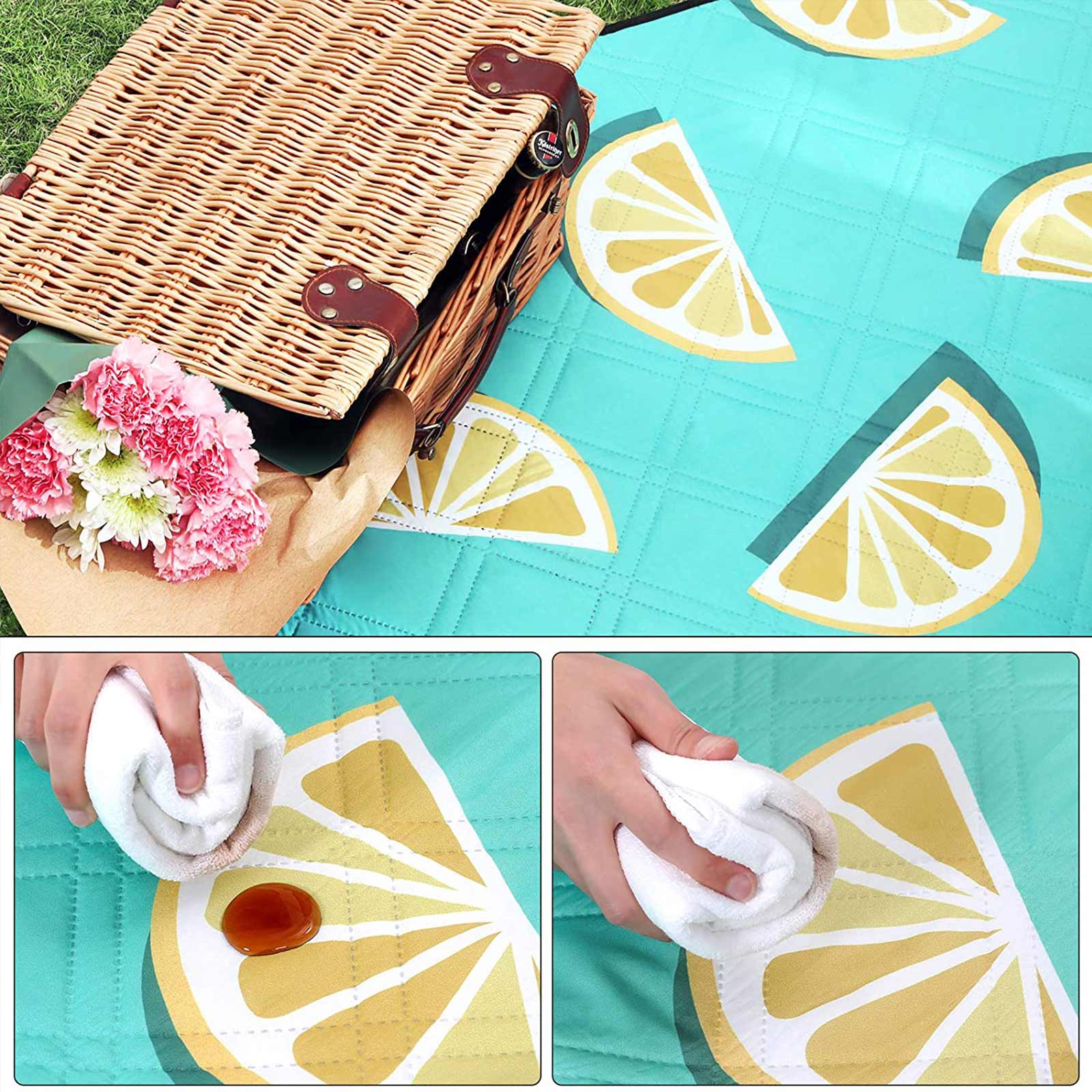 Foldable Picnic Blanket - Waterproof Layer