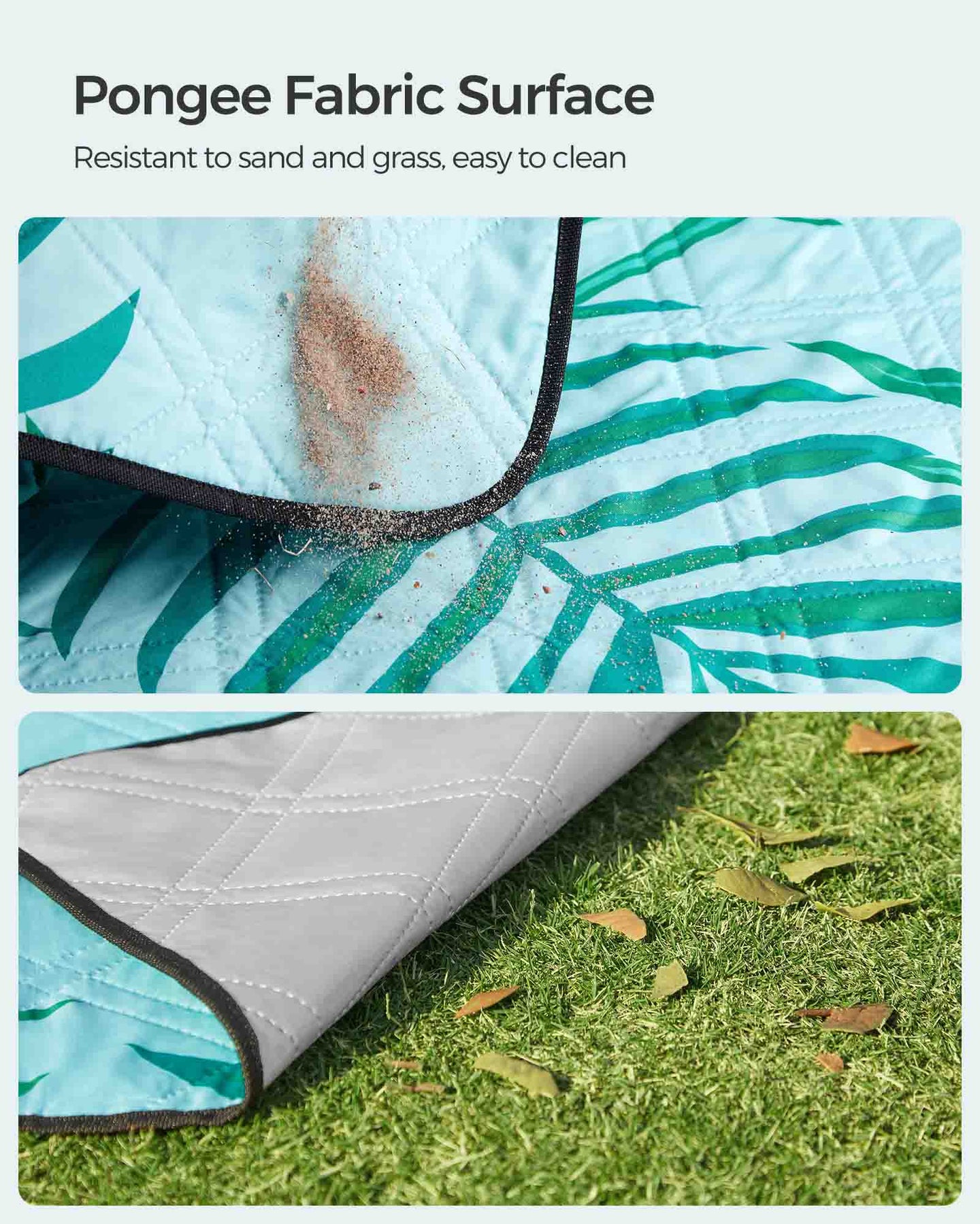 Picnic Blanket - Fabric - Blue - Waterproof