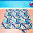 Picnic Blanket - Waterproof Fabric - Colourful Fern