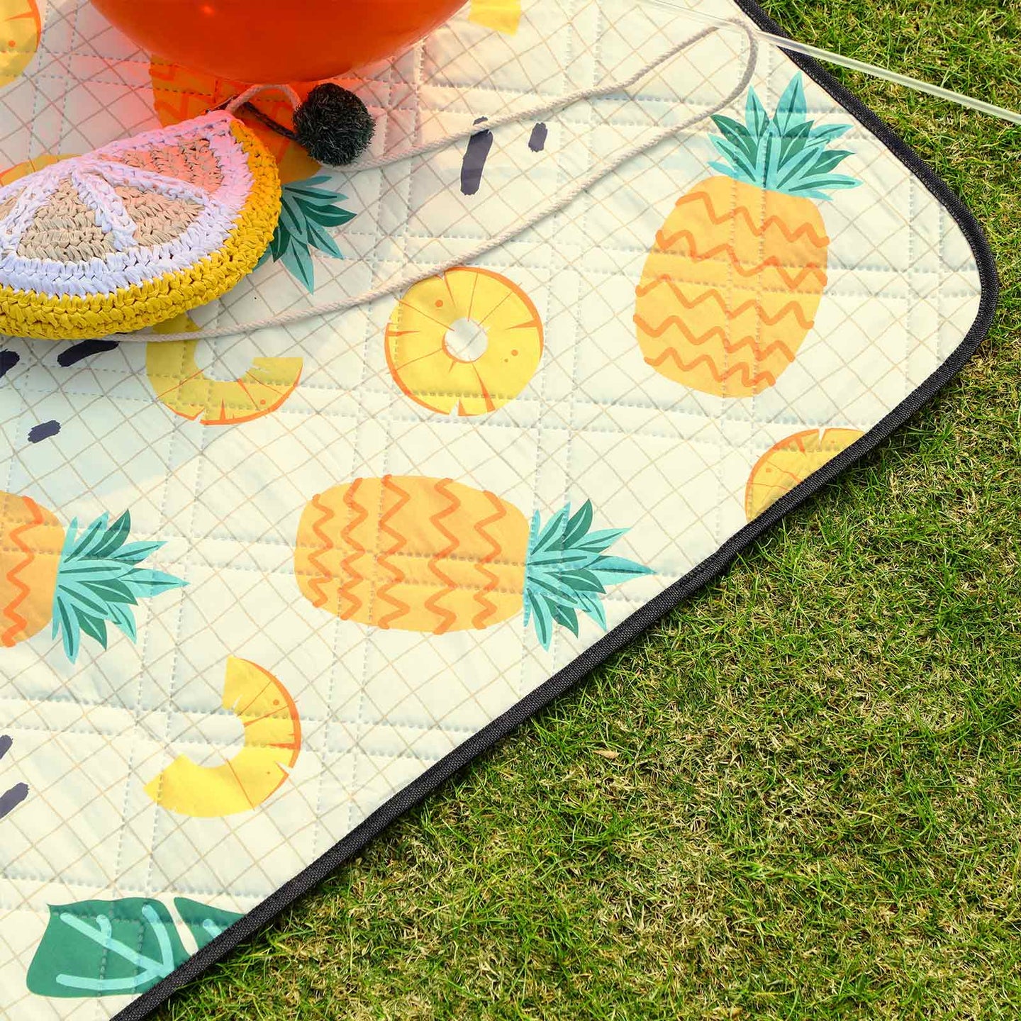 Picnic Blanket - Fabric - Blue - Waterproof