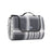 Picnic Blanket - Fabric - Grey and White - Large Waterproof Outdoor Mat