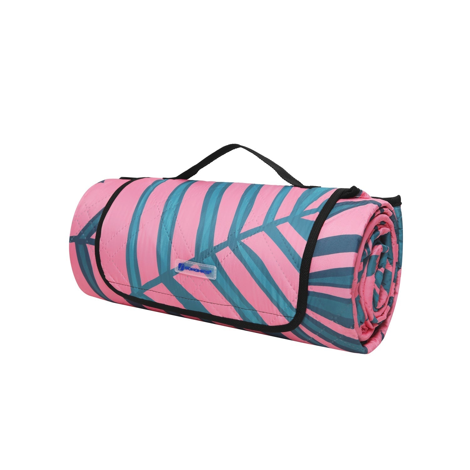 Large Picnic Blanket - Waterproof Fabric - Multicolor Lemon Pattern - Foldable and Machine Washable