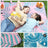 Large Picnic Blanket - Waterproof Fabric - Multicolor Lemon Pattern - Foldable and Machine Washable