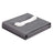 Balcony Terrace Privacy Protector - Water-Repellent Polyester - Smoky Grey - Includes Rope and Aluminium Eyelets