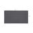 Balcony Privacy Screen - Water-Repellent Polyester - Smoky Gray - Includes Rope and Aluminium Eyelets