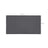 Balcony Terrace Privacy Protector - Water-Repellent Polyester - Smoky Grey - Includes Rope and Aluminium Eyelets