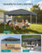 Pop Up Gazebo - 3m x 3m - Steel - UPF 50+ UV Protection
