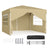 Pop Up Gazebo - 9.4L - PE Plastic - UV Protection